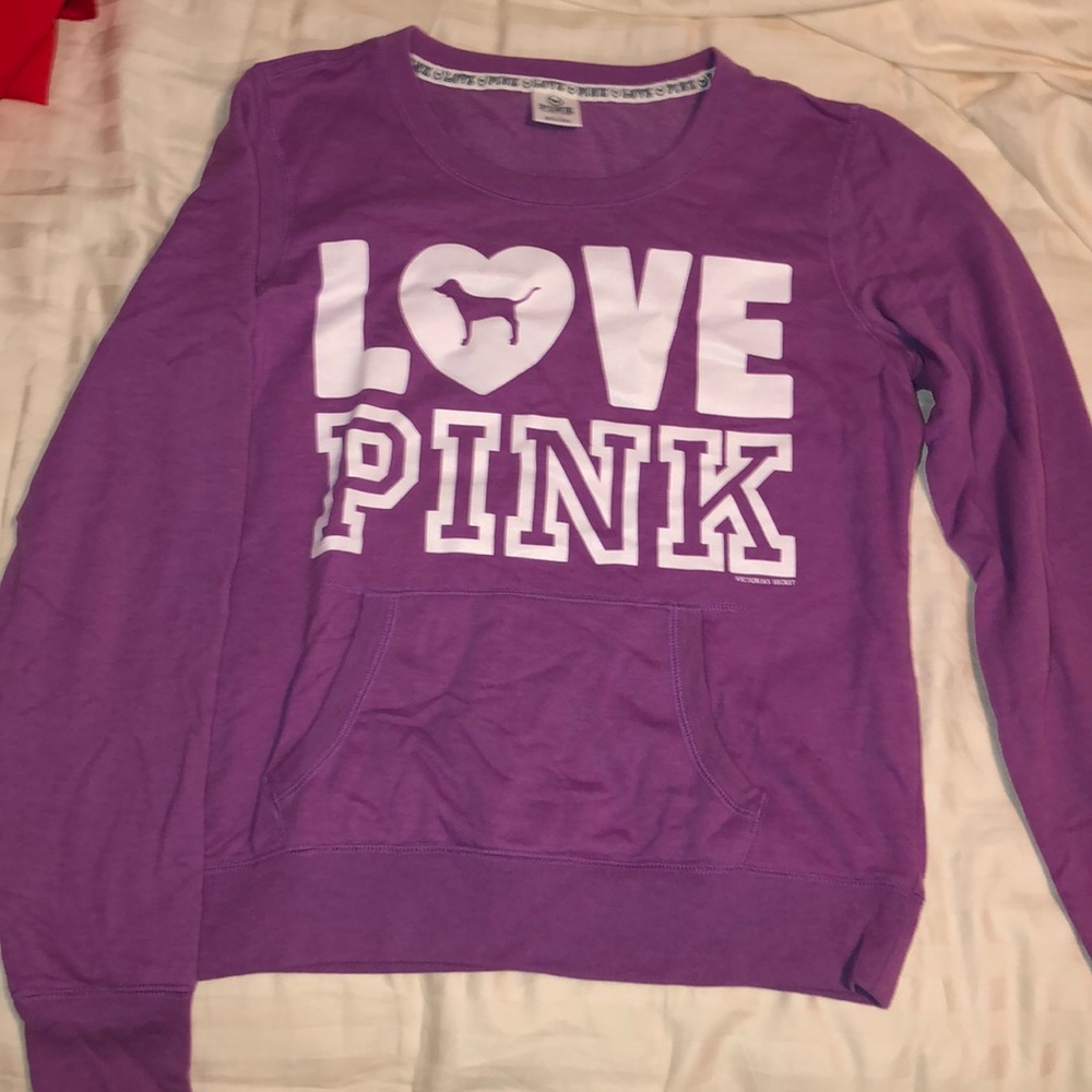 Purple Love Pink Sweater